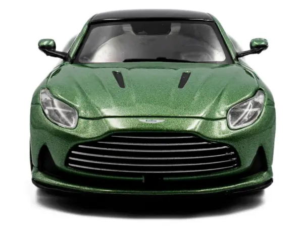 2023 Aston Martin DB12 Coupe Iridescent Emerald Metallic with Black Top 1/43 Diecast Model Car by Solido #4