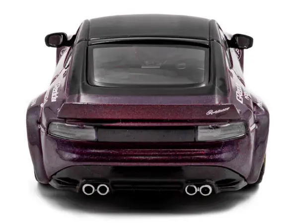 2022 Nissan Pandem Fairlady Z RHD (Right Hand Drive) Purple Metallic with Black Top 1/43 Diecast Model Car by Solido #5