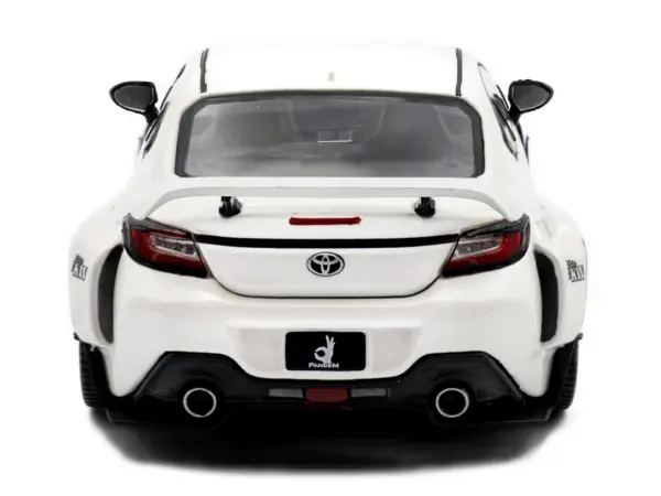 2022 Toyota Pandem GR86 White Metallic 1/43 Diecast Model Car by Solido #4