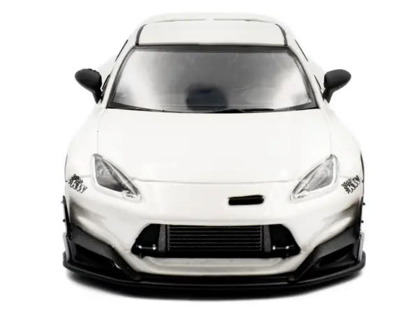 2022 Toyota Pandem GR86 White Metallic 1/43 Diecast Model Car by Solido #5