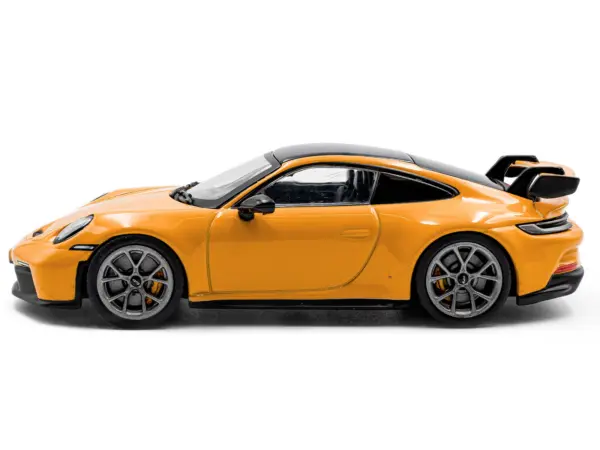 2023 Porsche 911 (992) GT3 Signal Yellow with Black Top 1/43 Diecast Model Car by Solido #2