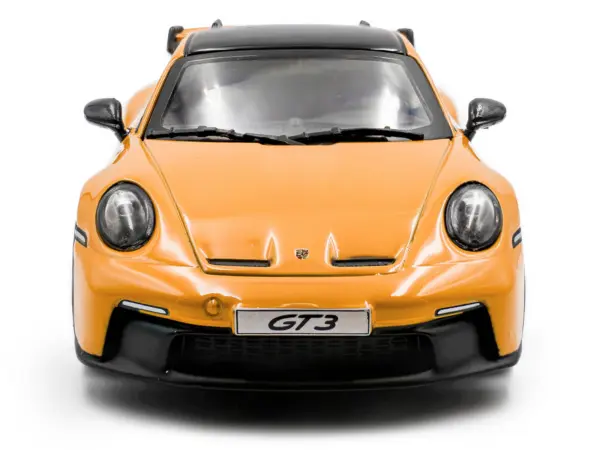 2023 Porsche 911 (992) GT3 Signal Yellow with Black Top 1/43 Diecast Model Car by Solido #4