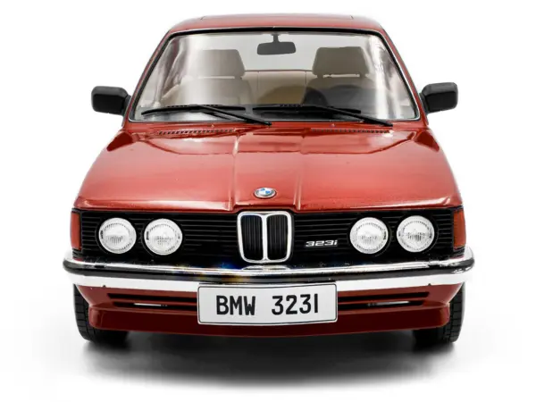 1980 BMW 323i Ruby Red Metallic 1/18 Diecast Model Car by Solido #5