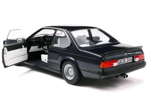 1984 BMW 635 CSI (E24) Macau Blue Metallic 1/18 Diecast Model Car by Solido #3