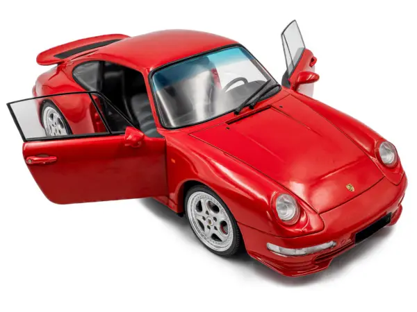 1997 Porsche 911 (993) Carrera RS Guards Red 1/18 Diecast Model Car by Solido #2