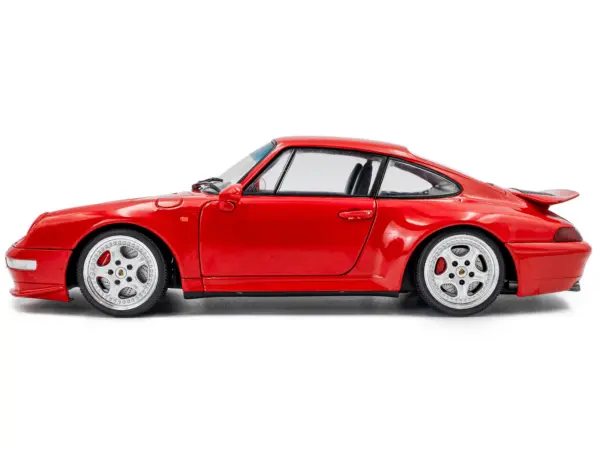 1997 Porsche 911 (993) Carrera RS Guards Red 1/18 Diecast Model Car by Solido #3