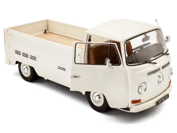 1968 Volkswagen T2 Pickup Truck Beige 1/18 Diecast Model Car by Solido #2