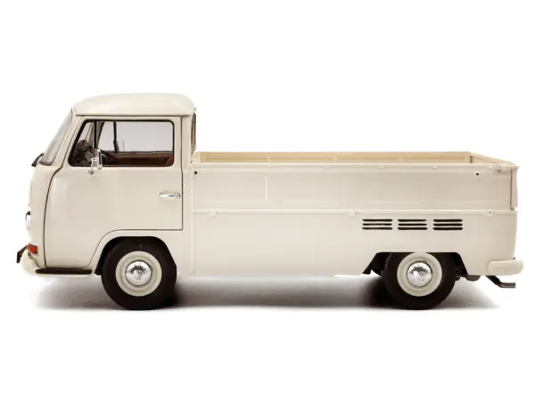 1968 Volkswagen T2 Pickup Truck Beige 1/18 Diecast Model Car by Solido #3