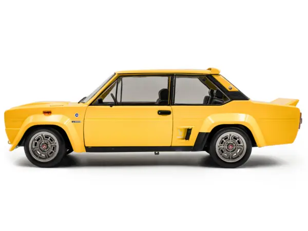 1980 Fiat 131 Abarth Yellow 1/18 Diecast Model Car by Solido #3