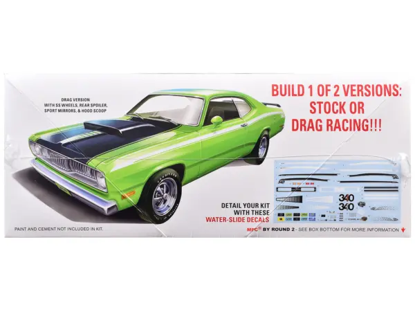 Skill 2 Model Kit 1972 Plymouth Duster 2-in-1 Kit 1/25 Scale Model by MPC #2