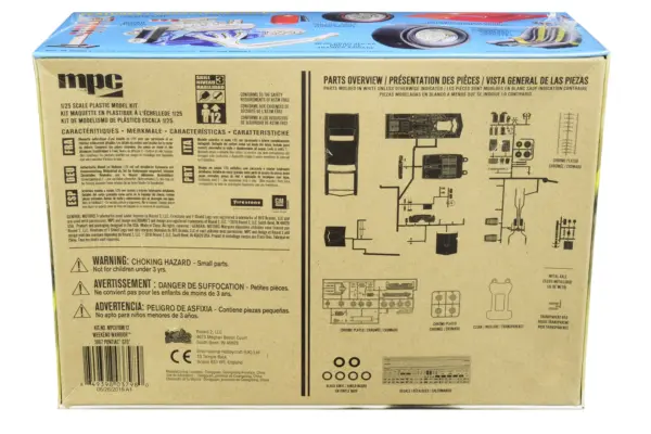 Skill 3 Model Kit 1967 Pontiac GTO "Weekend Warrior" 3 in 1 Kit 1/25 Scale Model by MPC #4