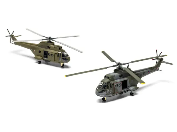 Level 2 Model Kit Westland Puma HC.1 Helicopter with 2 Scheme Options 1/72 Plastic Model Kit by Airfix #2