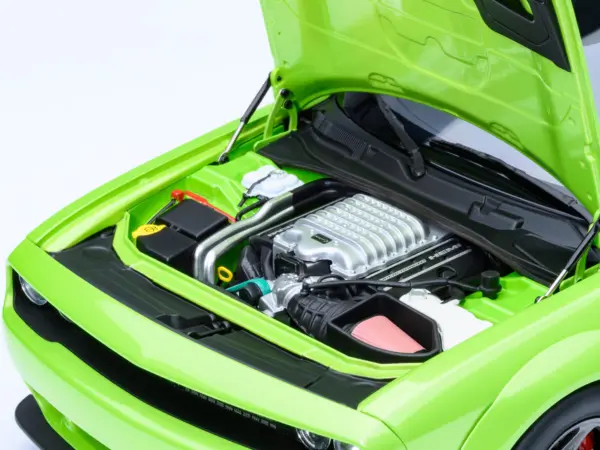 2023 Dodge Challenger SRT Super Stock Sublime Green 1/18 Model Car by Autoart #3