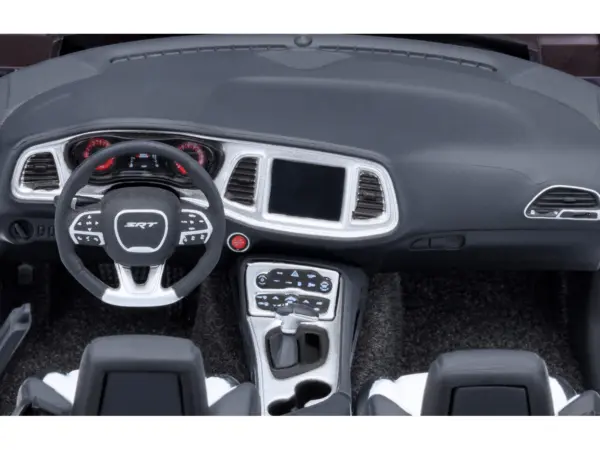 2022 Dodge Challenger SRT Jailbreak Hellraisin Purple with White Stripes 1/18 Model Car by Autoart #4