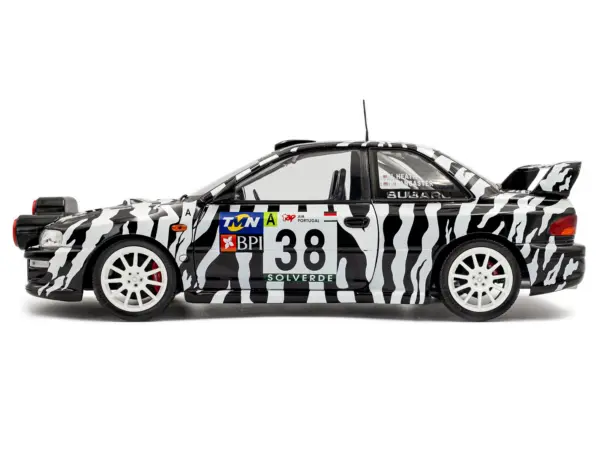 Subaru Impreza S5 WRC99 #38 Nigel Heath - Steve Lancaster "Rallye de Portugal" (2001) "Competition" Series 1/18 Diecast Model Car by Solido #3
