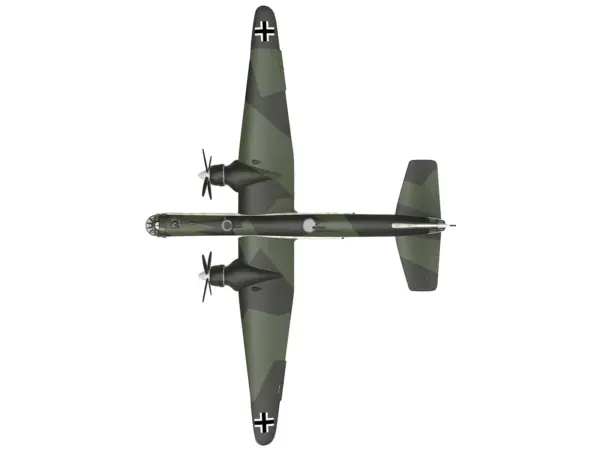 Heinkel He 177 Bomber Aircraft "II./KG 40 Bordeaux France" (1942) German Luftwaffe 1/144 Diecast Model Airplane by Luppa #2