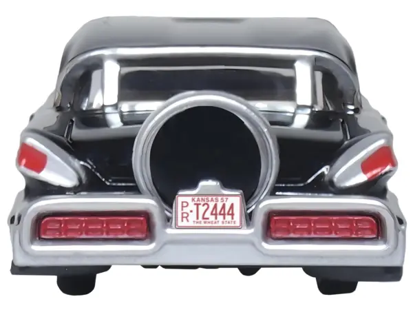 1957 Mercury Montclair Tuxedo Black 1/87 (HO) Scale Diecast Model Car by Oxford Diecast #4