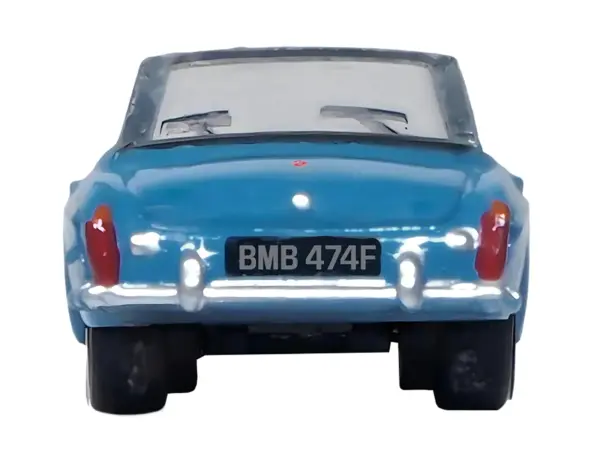 MG MGB Roadster RHD (Right Hand Drive) Iris Blue 1/148 (N) Scale Diecast Model Car by Oxford Diecast #4