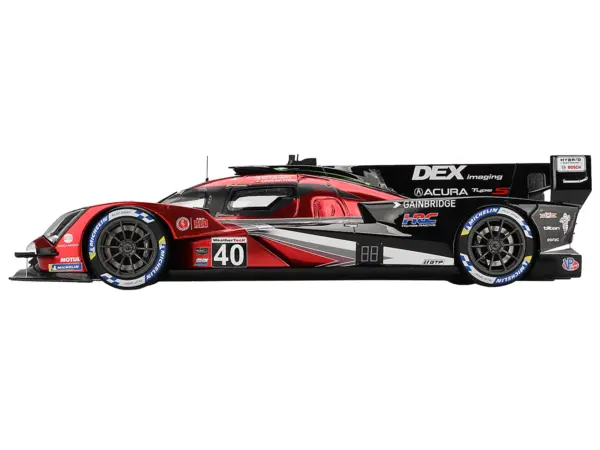 Acura ARX-06 GTP #40 Louis Deletraz - Colton Herta - Jordan Taylor "Wayne Taylor Racing with Andretti" Winner "12 Hours of Sebring" (2024) 1/18 Model Car by Top Speed #3