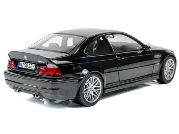 2003 BMW M3 CSL Saphire Black 1/18 Diecast Model Car by Norev #5