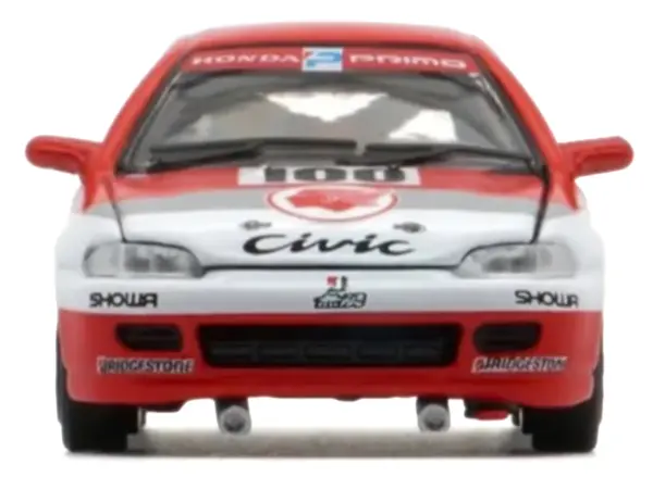 Honda Civic EG6 RHD (Right Hand Drive) #100 Osamu Nakako - Hideki Okada "Mugen Honda" "Japanese Touring Car Championship" (1993) 1/64 Diecast Model Car by BM Creations #4