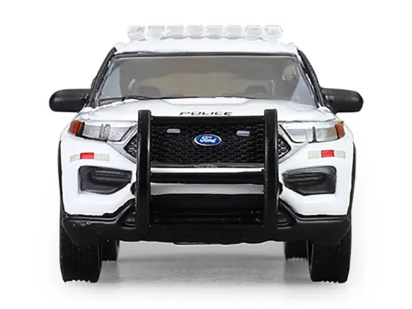 2024 Ford Police Interceptor Utility "Canada Military Police" White with Graphics "Hot Pursuit - Canada Special Edition" Series 1/64 Diecast Model Car by Greenlight #4