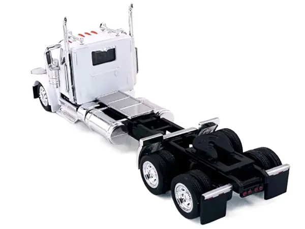 Peterbilt 589 2-Axel Day Cab White 1/87 (HO) Plastic Model Car by HO Logistics #3