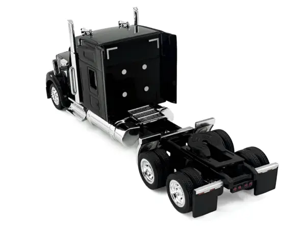 Kenworth W990 with Stand Up Sleeper Cab Black 1/87 (HO) Plastic Model Car by HO Logistics #4