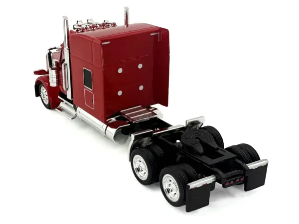 Peterbilt 589 with Stand Up Sleeper Cab Red 1/87 (HO) Plastic Model Car by HO Logistics #3