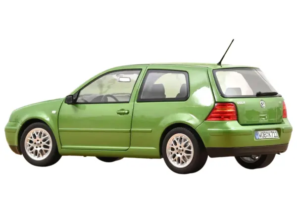 1998 Volkswagen Golf GTI Green Metallic 1/18 Diecast Model Car by Norev #5