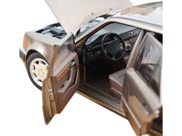 1990 Mercedes-Benz 500 E Impala Brown Metallic 1/18 Diecast Model Car by Norev #4