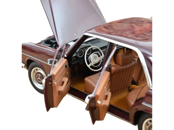 1968 Mercedes-Benz 200 Dark Red Brown 1/18 Diecast Model Car by Norev #4
