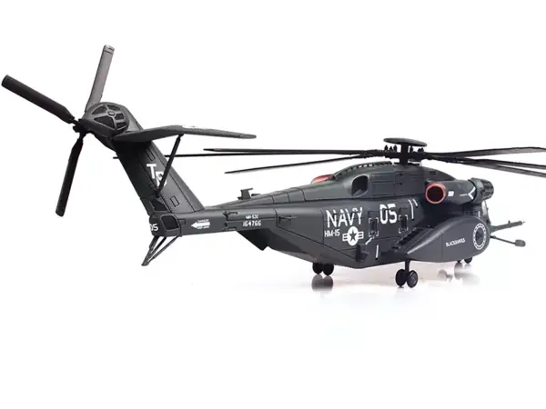 Sikorsky MH-53E Sea Dragon Helicopter "United States Navy Blackhawks Tail Number 05" Dark Gray 1/72 Diecast Model by Panzerkampf #3