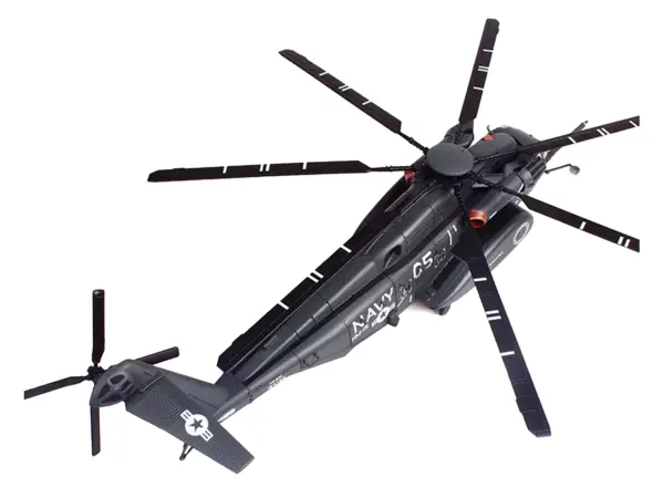 Sikorsky MH-53E Sea Dragon Helicopter "United States Navy Blackhawks Tail Number 05" Dark Gray 1/72 Diecast Model by Panzerkampf #4
