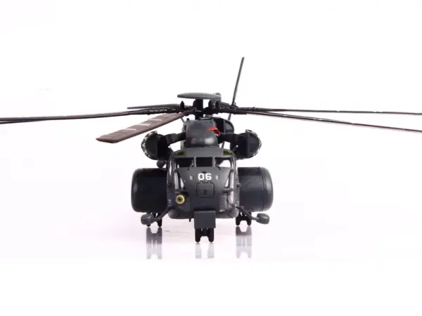 Sikorsky MH-53E Sea Dragon Helicopter "United States Navy Blackhawks Tail Number 06" Dark Gray 1/72 Diecast Model by Panzerkampf #5