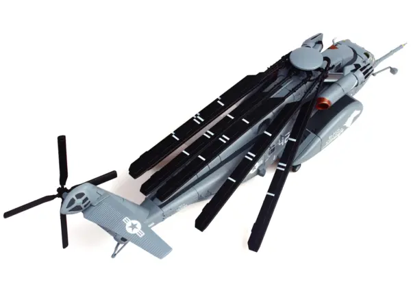 Sikorsky MH-53E Sea Dragon Helicopter "United States Navy Black Stallions Tail Number 42" Light Gray 1/72 Diecast Model by Panzerkampf #3