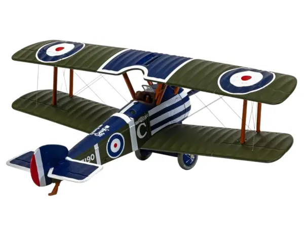 Sopwith Camel F.1 Aircraft "B7190 Donner Wetter! 'C' Flight No. 10 Squadron" (1918) Royal Naval Air Service "The Aviation Archive" Series 1/48 Diecast Model by Corgi #2