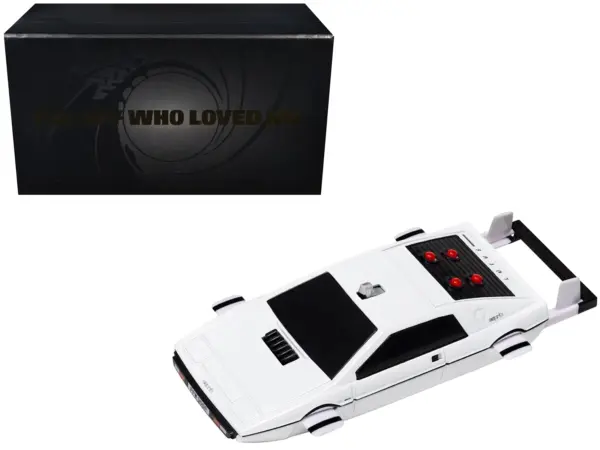 Lotus Esprit S1 Submarine White James Bond 007 "The Spy Who Loved Me" (1977) Movie Diecast Model Car by Corgi #1