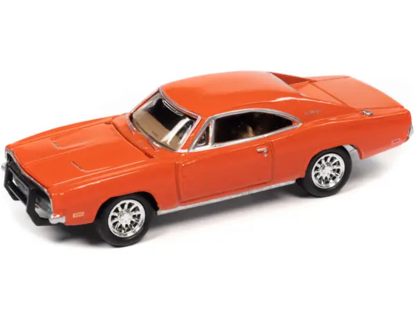 1969 Dodge Charger R/T Orange "Country Charger" 1/64 Diecast Model Car by Johnny Lightning #2