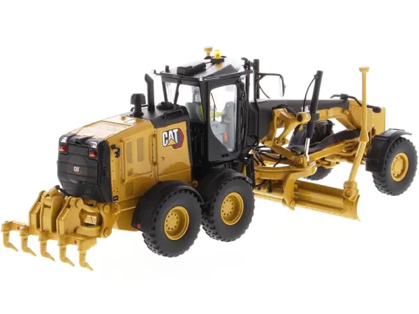 CAT Caterpillar 150 Motor Grader with Operator "High Line Series" 1/50 Diecast Model by Diecast Masters #2