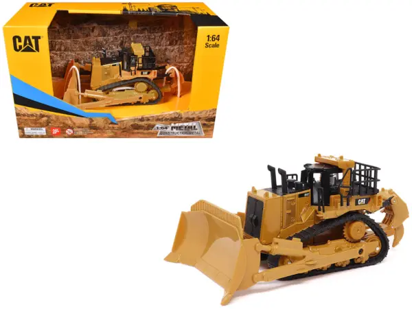 CAT Caterpillar D11T Dozer Yellow 1/64 Diecast Model by Diecast Masters #1