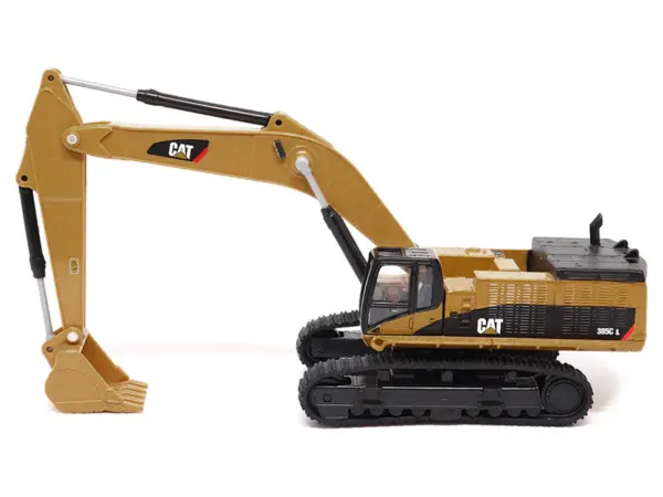 CAT Caterpillar 385C L Hydraulic Excavator Yellow 1/64 Diecast Model by Diecast Masters #2