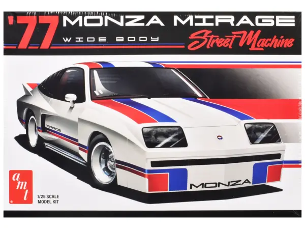 Skill 2 Model Kit 1977 Chevrolet Monza Mirage Wide Body "Street Machine" 1/25 Scale Model by AMT #1