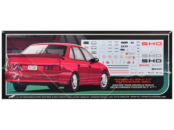 Skill 2 Model Kit 1991 Ford Taurus SHO 1/25 Scale Model by AMT #3