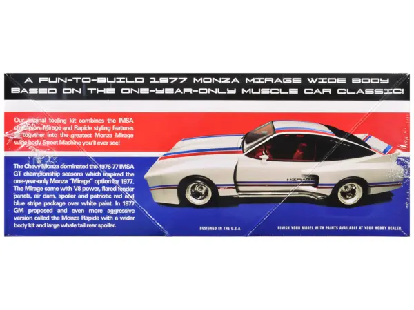Skill 2 Model Kit 1977 Chevrolet Monza Mirage Wide Body "Street Machine" 1/25 Scale Model by AMT #3