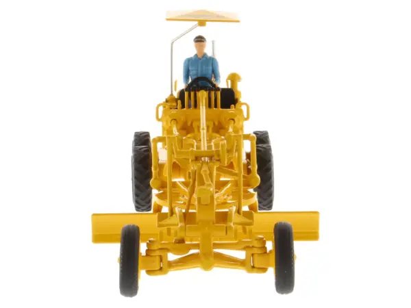 CAT Caterpillar No.12 Motor Grader Yellow with Operator "Vintage Series" 1/50 Diecast Model by Diecast Masters #4