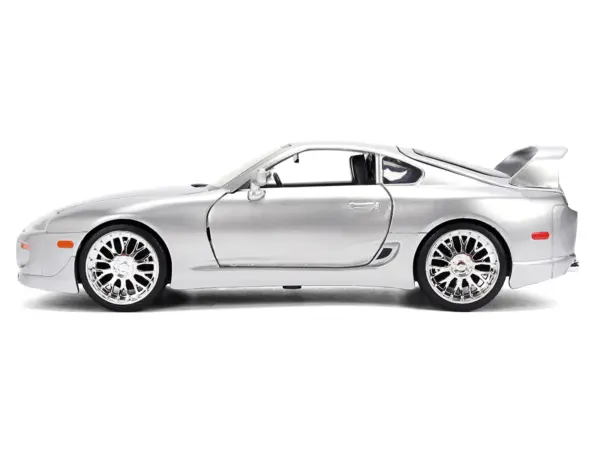 1995 Toyota Supra Silver Metallic "JDM Tuners" Series 1/24 Diecast Model Car by Jada #3