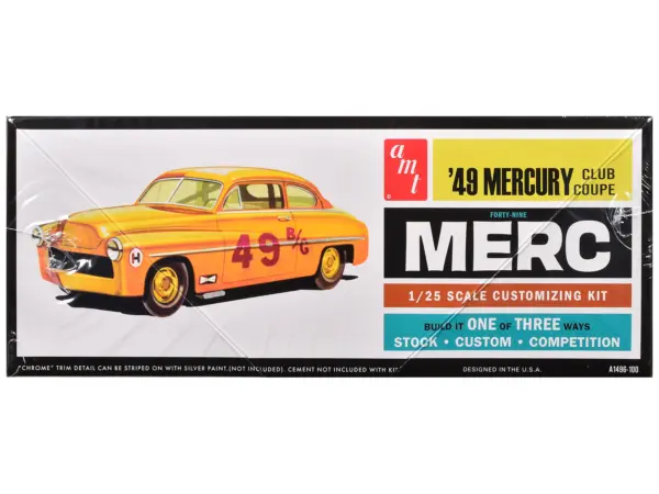 Skill 2 Model Kit 1949 Mercury Club Coupe 1/25 Scale Model by AMT #2