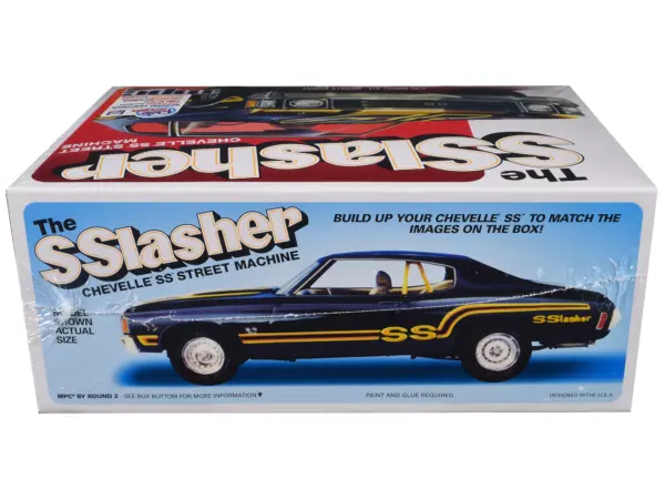Skill 2 Model Kit Chevrolet Chevelle SS Street Machine "The SSlasher" 1/25 Scale Model by MPC #2