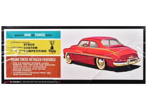 Skill 2 Model Kit 1949 Mercury Club Coupe 1/25 Scale Model by AMT #3